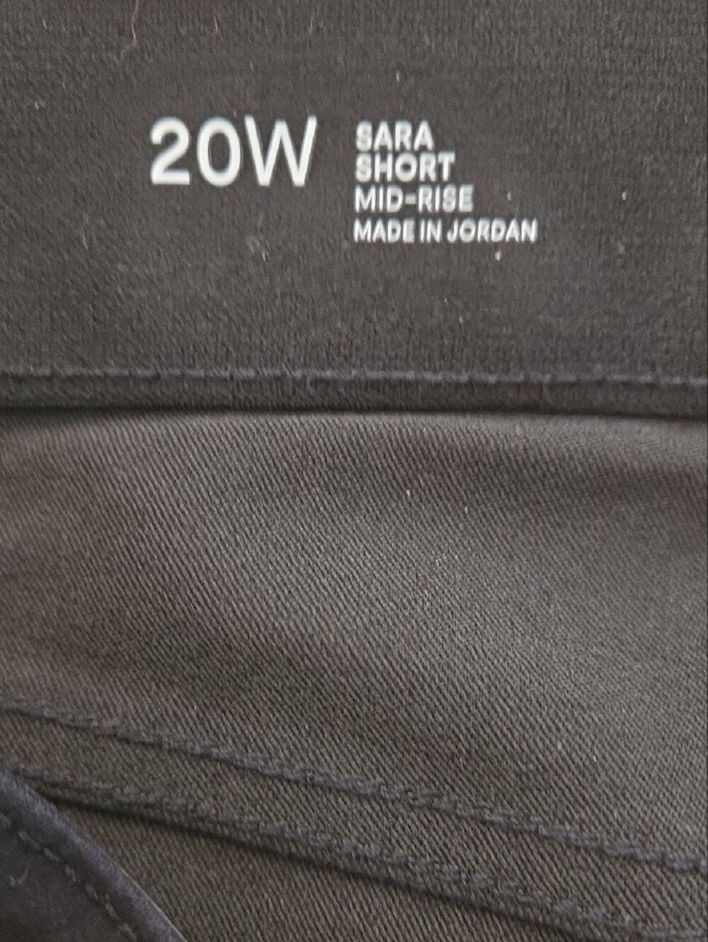 Liz Claiborne Black Mid-Rise Denim Bermuda Shorts - Picture 2 of 5